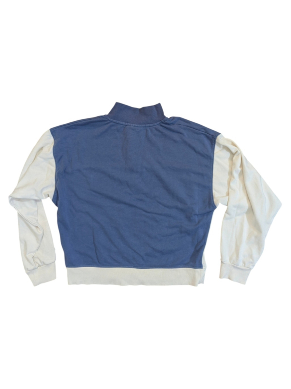 Champion Colorblock 1/4 Zip Sweatshirt Medium - Picture 4 of 12